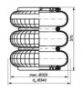 PE Automotive 084.130-11A Boot, air suspension